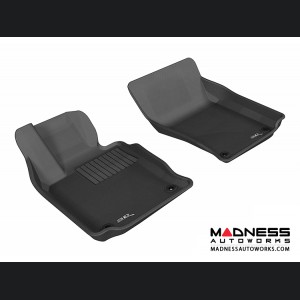 Porsche Panamera Floor Mats (Set of 2) - Front - Black by 3D MAXpider